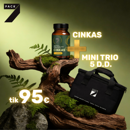 MINI TRIO planas (850-950 kcal) 5 d.d. + Liposominis cinkas - tik 95€