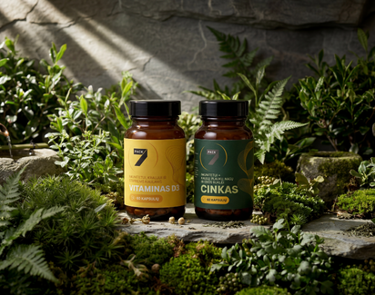 Liposominis vitaminas D3 + K2 ir cinkas