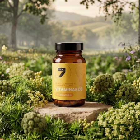 Liposominio vitamino D3 4000 IU + K2 kompleksas. Vieną perkate - antrą gaunate NEMOKAMAI!