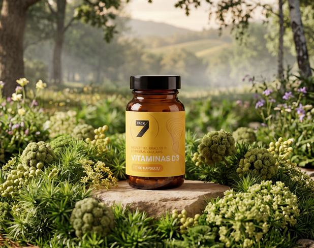 Liposominio vitamino D3 4000 IU + K2 kompleksas. Vieną perkate - antrą gaunate NEMOKAMAI!
