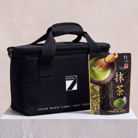 MINI planas (1200–1300 kcal) visai savaitei + Matcha